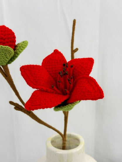 Bombax Ceiba Crochet Flower