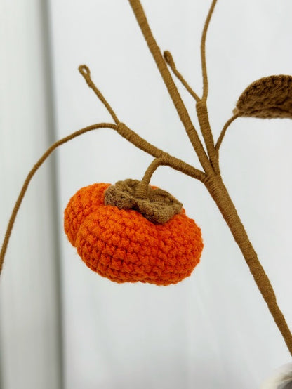 Double Persimmons Crochet Flower