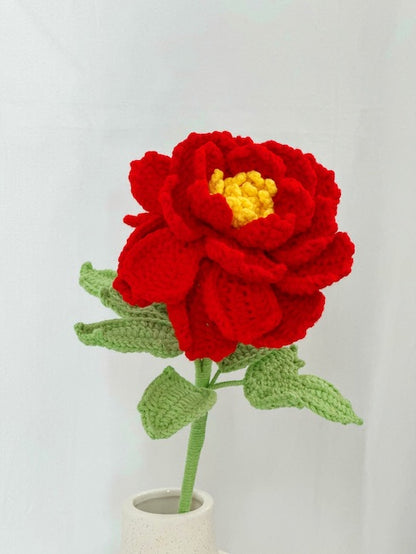 Moutan Peony Crochet Flower