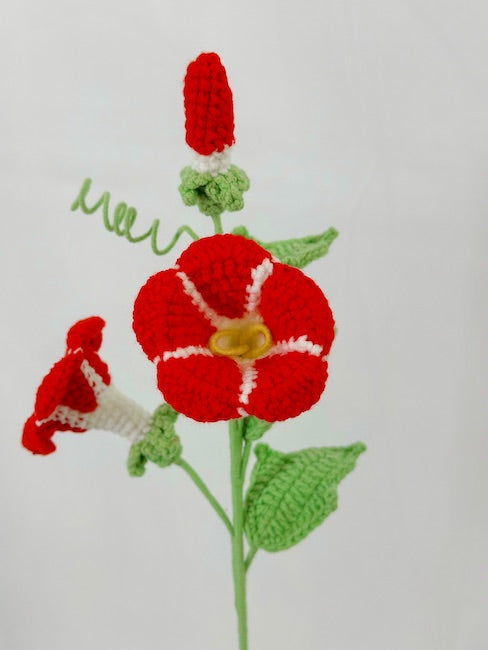 Japanese Morning Glory Crochet Flower