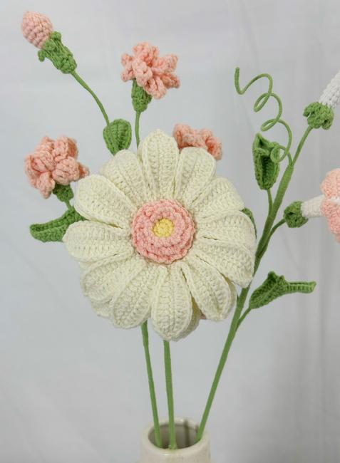 Transvaal Daisy Crochet Flower