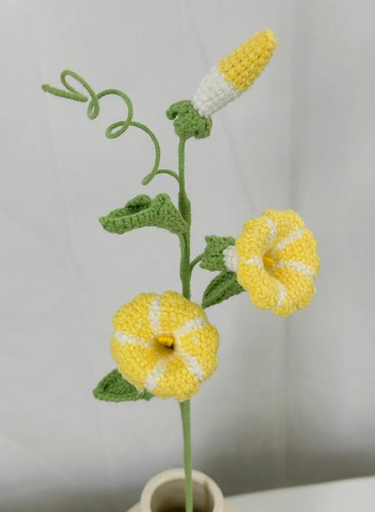 Japanese Morning Glory Crochet Flower