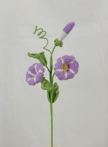 Japanese Morning Glory Crochet Flower