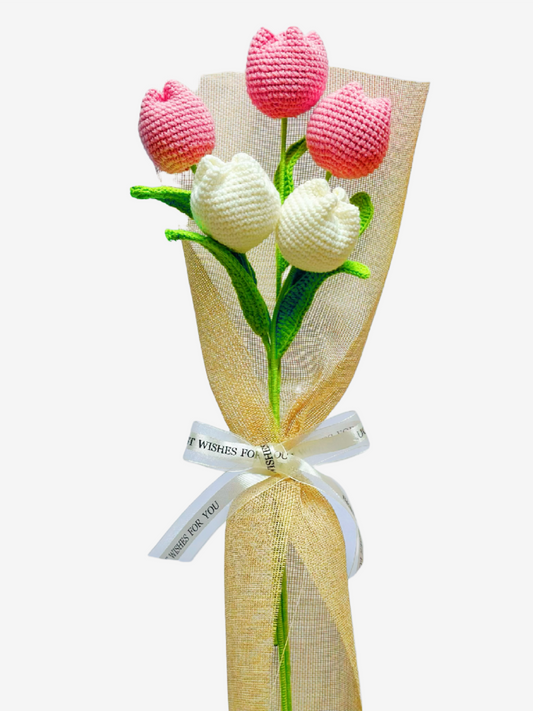 Snow Kissed Tulip Bouquet